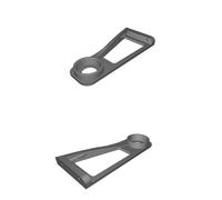 Wall Mount for Heavy Duty Coat Rack - 38.4mm Pipe Compatible Rod Holder 150mm