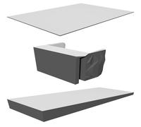 Wall Mount for JBL GO 2 Speaker Universal Versatile Surface Grip System