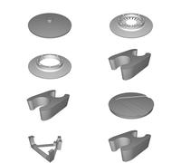 Wall Mount for Konami Justifier Compatible with SNES Genesis Lightgun Cable