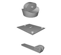 Wall Mount for Raspberry Pi Zero W Camera Security System with Pan Tilt Control