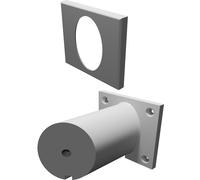 Wall Mount for Teufel One S Speaker 40° Tilt Left with Cable Management