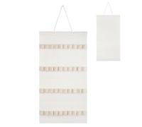 Wall-Mount Headband Rack | 40 Slots Headband Wall | Mounted Felt Display Holder, Hair Bow Organizer Holder For Walls, Door, Wardrobe