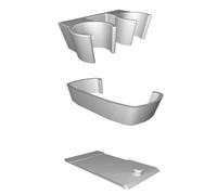 Wall Mount Holder Compatible with UNI-T UT61 Series Multimeter