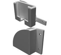 Wall Mount Holder for 8-12" Tablets and Smartphones with Charging Station