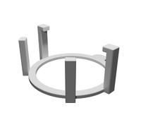 Wall Mount Holder for Amazon Echo Dot 3rd Gen with Support System