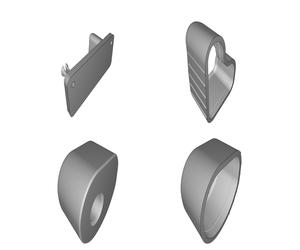 Wall Mount Holder for Broom and Mop - Dual Material Cleaning Tool Storage