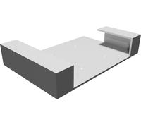 Wall Mount Holder for External USB Hard Drives & Routers Universal Storage Rack
