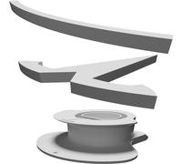 Wall Mount Holder for Tesla Type 2 EV Charger with Logo Integration
