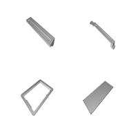 Wall Mount Kit for Sunfounder 10.1" Pi Touchscreen - Flush Installation System