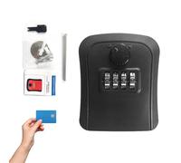 Wall Mount Lock Box - High Performance Wall - Montaggio chiavi senza con un codice di combinazione accettato | Serratura per esterna per ingresso sicuro a casa, gestione immobiliare