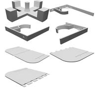Wall Mount Organizer for Dyson Airwrap Complete with Accessories Storage System