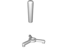 Wall Mount Paper Towel Holder with Threaded Design - Kitchen Roll Dispenser
