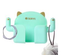 Wall Mount Phone Holder - Wall Mounted Tablet Holder | Wall Phone Holder | Shower Phone Holder | 4 Supporto per telefono a parete | Lazy Mobile Phone Stand | Forte Adesione di ricarica del telefono