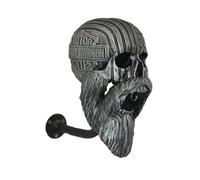 Wall Mount Porta Casco con Teschio, Porta Casco per Moto con Teschio, Multiuso Rimovibile Artigianato In Resina Supporto Per Casco, Essenziale per Gli Appassionati di Moto, Regalo per I Motociclisti