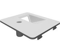 Wall Mount Power Cord Plate with C8 Inlet for LG OLED TV Class II Compatible