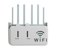 Wall Mount Router Shelf - Adhesive Acrylic Rack, Cable Box Organizer, Space-Saving Shelf for Set-Top Box, Router, Remote, Electronics Storage, Wall Decoration for Home, Office, Living Room | Bedroom