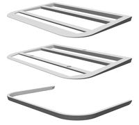 Wall Mount Shoe Rack with Hardware - Space Saving Design for Home Organization