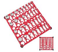 Wall-Mountable Bolts Thread Checker Precision Sizing Tool Nut And Bolt Gauge | Measurement Accessory For Father Boyfriend Grandfather Uncle Men Expert Garage Home DIY Workshop Maintenance