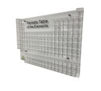 Wall Mounted Acrylic Periodic Table Elements Case, Periodic Table For The Wall