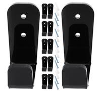 Wall Mounted Black Acrylic Hockey Stick Organizer Durable Holder for Garage Use