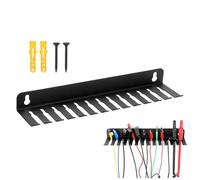 Wall Mounted Cable Hanger, Space-Saving Cable Raceways For Workshops, 13 slot in acciaio Cord Organizer Rack Wall-mounted, Studios Server Rooms Workbenches Computer