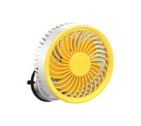 Wall Mounted Fan, Rechargeable Fan, 5.51x5.51x6.5 Inches, Air Circulator Suction, Battery Operated Cooling, for Bedroom, Factory, Patio, Home, Shop, Garage, Warehouse, , Dorm, Bathroom, Kitchen