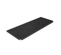 Wall-Mounted Folding Table, Space-Saving Desk for Computer, Dining, Kitchen, Oro Bar Use (80 x 50 x 1,6 cm - Black) - Versatile, Sturdy, Easy to Install