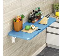 Wall-Mounted Folding Table - Space-Saving Kitchen Table, Wooden Drop-Leaf Design, Versatile Laundry Desk, Floating Workbench, Compact and Stylish Solution for Small Spaces