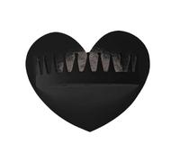 Wall Mounted Hair Catcher - Heart Shaped Suction Bathroom Filter, Reusable Silicone Strainer Organizer for Shower Drain Protection and Prevention | Female Gift Indoor Household Sink Solution