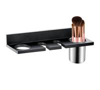 Wall Mounted Hair Tool Organizer, Retro Wood Heat-Resistant Shelf Rack | 4-in-1 Space-saving Design For Blow Dryers, Curling Irons, And Brushes. Solid Pine Construction With Heat-resistant Shelf.