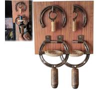 Wall Mounted Horseshoe Bottle Opener, Vintage Industrial Decor Wine Bottle Opener, Unique Rustic Corkscrew for Kitchen Bar Wall Decorate Wine Lovers