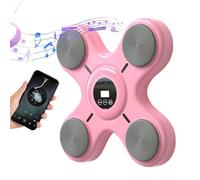 Wall-Mounted Interactive Music Boxing Machine for Kids and Adults, Electronic Punching Trainer with Lights and Sounds for Reflex Training, Fitness, and Fun Family Activities, Compact Boxing Target