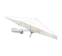 Wall-Mounted Patio Parasol Umbrella with Metal Pole, Outdoor Sun Shade Canopy Umbrellas for Pool Garden Beach, Waterproof