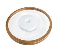 Wall Mounted Plant Stand with LED Light: Floating Metal Shelf for Decor