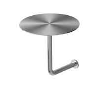 Wall Mounted Stainless Steel Round Folding Table Space Saving Modern Pub Bar Table for Indoor Outdoor Use (L Type 35cm 13.7in) Cafés & Spaces