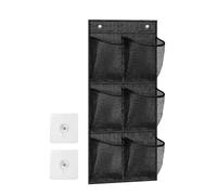 Wall-Mounted Storage Bag, 6 Compartments Mesh Closet Shoe Holder, Non-Woven Material, Efficient Storage Solution, Door Hangable Basket, Closet Storaging Pockets, Wall Mount Organizer, 34x76.5cm