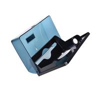 Wall Mounted Tissue Box Holder | Large Capacity Space Saving for Bathroom/Hotel/Home | Modern ABS Design, Easy Installation (Blu)