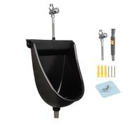 Wall Mounted Toilet - Men’s Urinal with Flush Urine Separator, Easy Clean Sanitary Fixture, Water Saving Wall Hung Design for Home Bathroom Dorm Garden RV Apartment Use