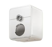 Wall Mounted Toilet Paper Holder - Bathroom Roll Storage Container, Water Resistant Tissue Box System, 2 Level Organizer With Drawer Space, Space Saving Wall Mount Dispenser For Bathroom Paper Storage