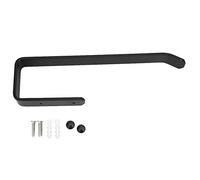 Wall Mounted Towel Rack & Toilet Paper Holder | Tarnish - Proof Aluminum Alloy, Smooth Pull No Jamming | Bathroom Storage for Small Spaces/RV/Laundry | 3KG Capacity, Drop - (417632 black extended