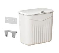 Wall Mounted Trash Can, Odorless Kitchen Bin With Lid, Wall Trash Can, Home Garden Supplies For Offices Pantry Dormitory Home Bathroom RV Laundry