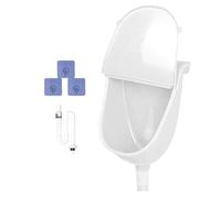 Wall Mounted Urinal, Wall Urinal, Flushing Urine Diverter Spill | Mounted Commercial Urinale with Cover | Spill Proof Flushing Urine Diverter Toilet with Hose for Dorm Yard Camping & Vehicle