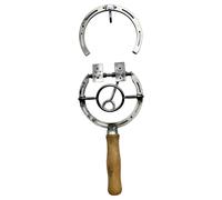 Wall Mounted Wine Bottle Opener - Rustic Horseshoe Design Corkscrew Tool | Decorative Bar Tool For Kitchen, Home Bar, Man Cave And Housewarming, Durevole Metal Bottle Opener