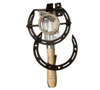 Wall Mounted Wine Opener - Heavy Duty Metal Tool, Unique Horseshoe Shaped Corkscrews, Effortless Uncorking Drink Gadgets, Vintage Farmhouse Western Decorations - For Home Kitchen Bar Man Cave