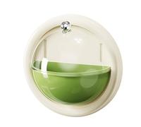 Wall Perfume Shelf - Clear Dustproof Display Rack with Rotating Top Compartments, Skincare Sample Storage | Perfume Holder for Dressing Table Bedroom Apartment Home, 1*Pc, verde, riferimento alla