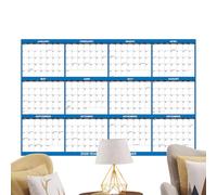 Wall Planner Calendar, Writable Goal Setting, Full Year Wall Calendar, Organizational Tool for Adults Teachers Teens Living Room Bedroom Study Dorm Apartment, Monthly Planner and Schedule Organizer