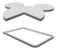 Wall Plate Frame Compatible with Light Switch Mickey Mouse Ears Design Decorator