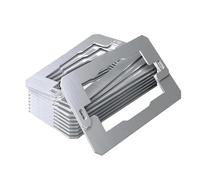 Wall Plate Spacer,10 Pieces Useful Design Stainless Steel Repair Shims,Leveling Plate -Easy Installation For Apartment Workplace Construction Site Commercial Residential Industrial Home