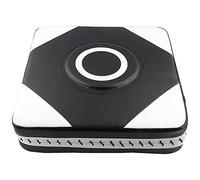 Wall Punch Boxing Bag PU Focus Target Wall Fighting Pad Training Bag Attrezzatura da Allenamento per Sanda Taekowndo(Bianco e Nero)