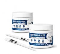 Wall Repair Paste White with Brush, Cover Scratches & Chips Fast (2 pcs)